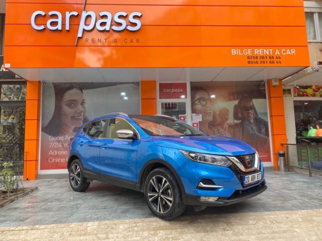 Denizli Nissan Qashqai Dizel Araç Kiralama