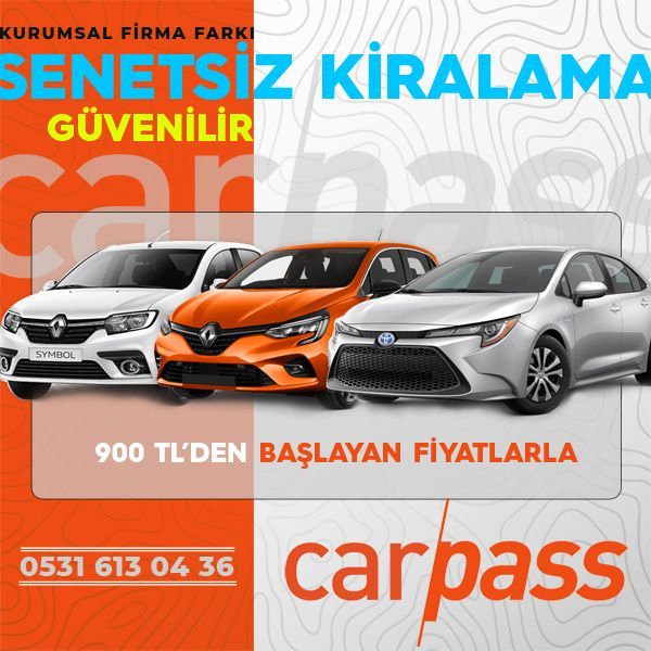 Bilge Oto Kiralama Artık Carpass Rent A Car Oldu