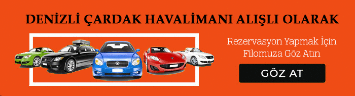 Denizli Havalimanı Rent A Car